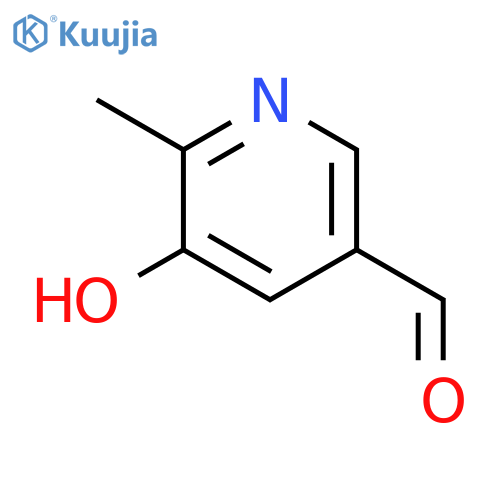 5-Hydroxy-6-methylnicotinaldehyde structure