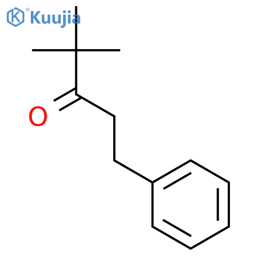 4,4-dimethyl-1-phenylpentan-3-one structure