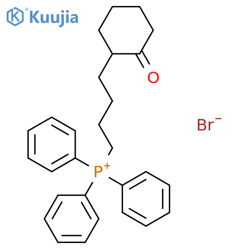 Phosphonium, [4-(2-oxocyclohexyl)butyl]triphenyl-, bromide structure