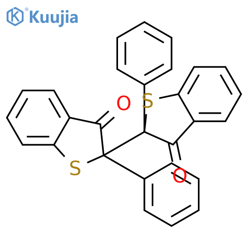 [2,2'-Bibenzo[b]thiophene]-3,3'(2H,2'H)-dione, 2,2'-diphenyl- structure