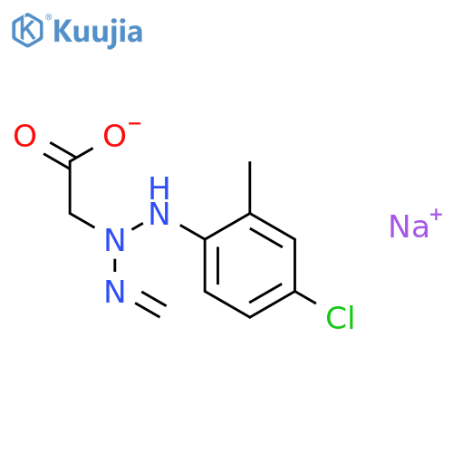 sodium [3-(4-chloro-2-methylphenyl)-1-methyltriazen-2-yl]acetate structure