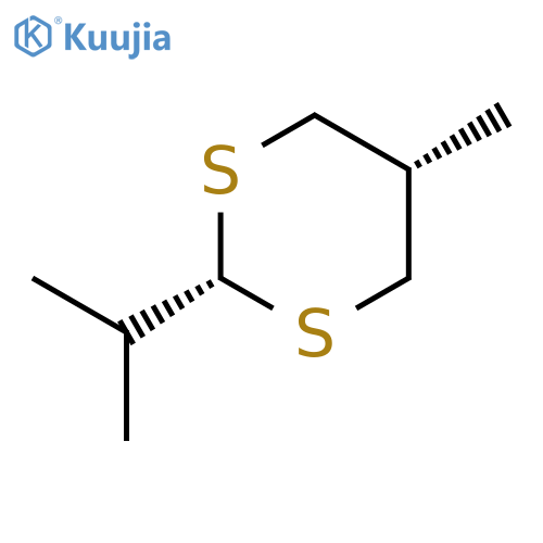 1,3-DITHIANE, 5-METHYL-2-(1-METHYLETHYL)-, CIS- structure