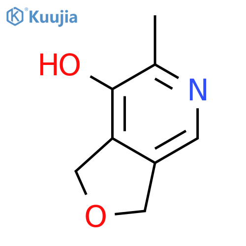 6-Methyl-1,3-dihydrofuro3,4-cpyridin-7-ol structure