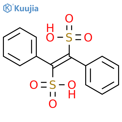 1,2-ETHENEDISULFONIC ACID, 1,2-DIPHENYL- structure
