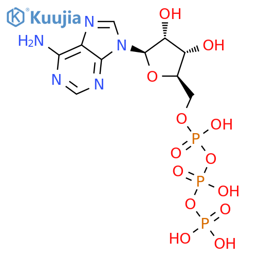 Adenosine 5'-Triphosphate Disodium Salt Trihydrate, Crystallized structure