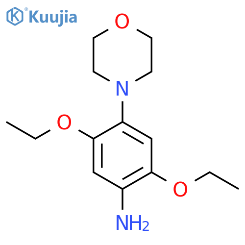 2,5-diethoxy-4-(morpholin-4-yl)aniline structure