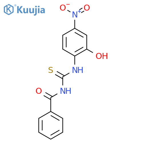 N-[(2-hydroxy-4-nitrophenyl)carbamothioyl]benzamide structure