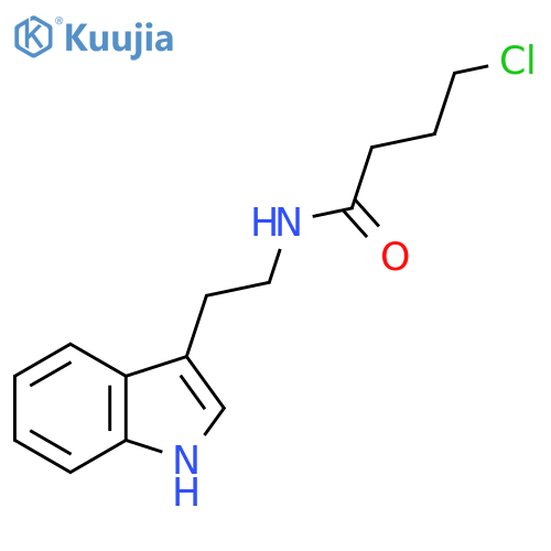 4-Chloro-N-[2-(1H-indol-3-yl)ethyl]butanamide structure