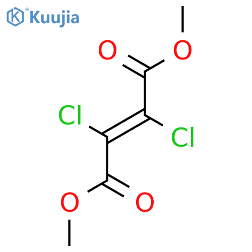 2-Butenedioic acid, 2,3-dichloro-, dimethyl ester, (2E)- structure