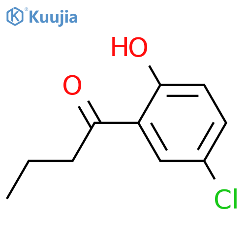 1-(5-chloro-2-hydroxyphenyl)butan-1-one structure