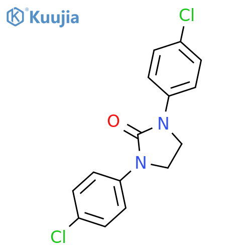 2-IMIDAZOLIDINONE, 1,3-BIS(4-CHLOROPHENYL)- structure