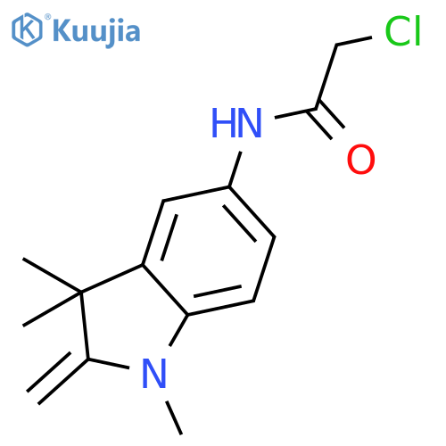 5-Chloroacetamido-2-methylene-1,3,3-trimethylindoline structure