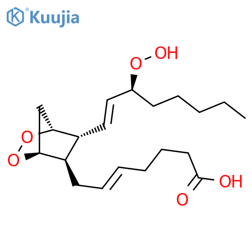 Prosta-5,13-dien-1-oicacid, 9,11-epidioxy-15-hydroperoxy-, (5Z,9a,11a,13E,15S)- structure