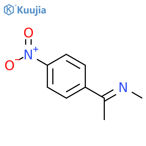 Methanamine, N-[1-(4-nitrophenyl)ethylidene]-, (E)- structure