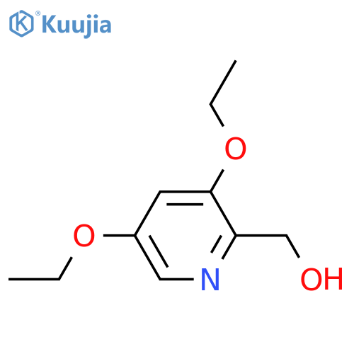(3,5-Diethoxypyridin-2-yl)methanol structure