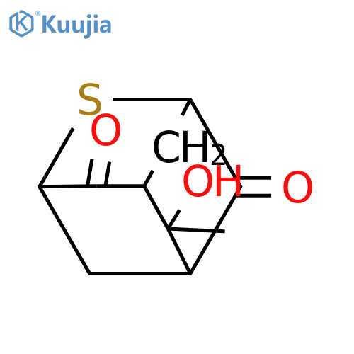 2-THIATRICYCLO[3.3.1.13,7]DECANE-4,8-DIONE, 6-HYDROXY-6-METHYL- structure