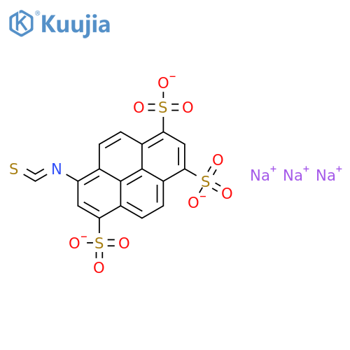 8-isothiocyanatopyrene-1,3,6-trisulfonic acid trisodium salt structure