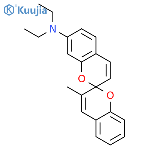 2,2'-Spirobi[2H-1-benzopyran]-7-amine,N,N-diethyl-3'-methyl- structure