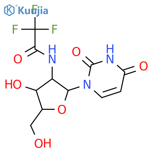 Uridine, 2'-deoxy-2'-[(trifluoroacetyl)amino]- structure