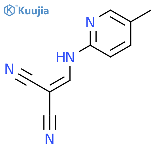 Propanedinitrile, [[(5-methyl-2-pyridinyl)amino]methylene]- structure