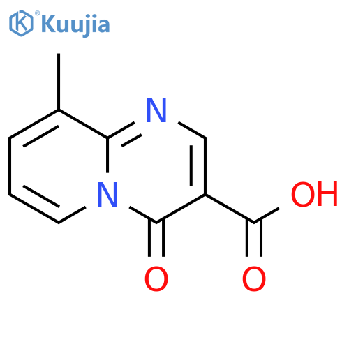 9-methyl-4-oxo-4H-pyrido[1,2-a]pyrimidine-3-carboxylic acid structure