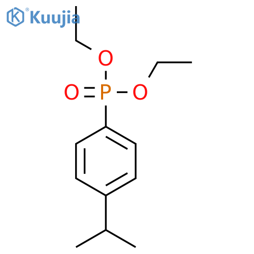 Phosphonic acid, [4-(1-methylethyl)phenyl]-, diethyl ester structure