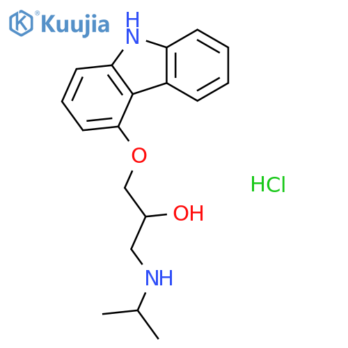 Carazolol Hydrochloride Salt structure