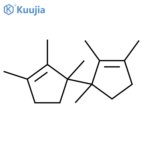 Bi-2-cyclopenten-1-yl, 1,1',2,2',3,3'-hexamethyl- structure