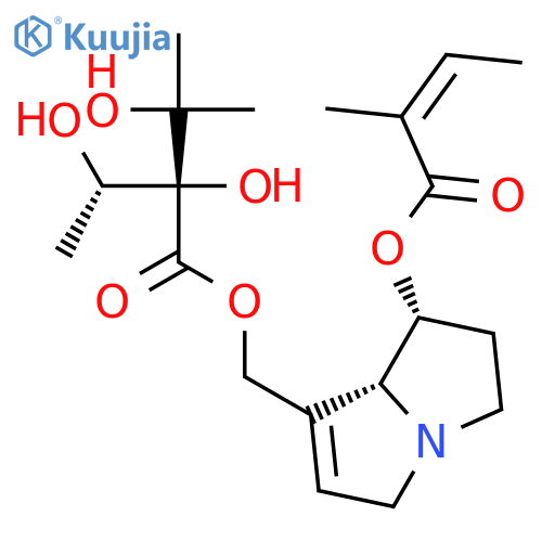 (+)-Echimidine structure