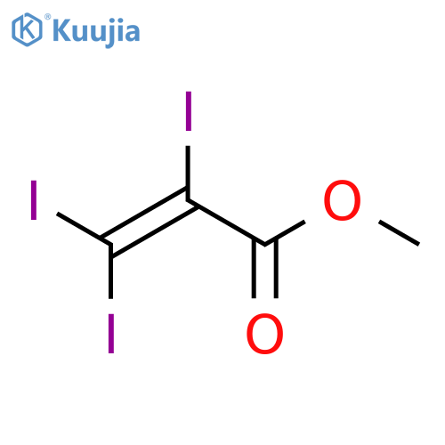 2-PROPENOIC ACID, 2,3,3-TRIIODO-, METHYL ESTER structure