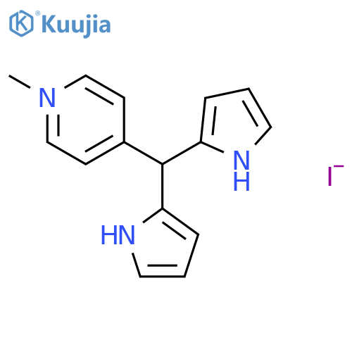 4-(Di-1H-pyrrol-2-ylmethyl)-1-methylpyridinium iodide structure