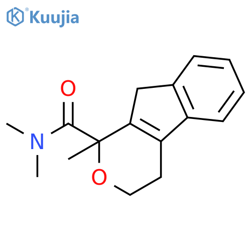 Indeno[2,1-c]pyran-1-carboxamide, 1,3,4,9-tetrahydro-N,N,1-trimethyl- structure