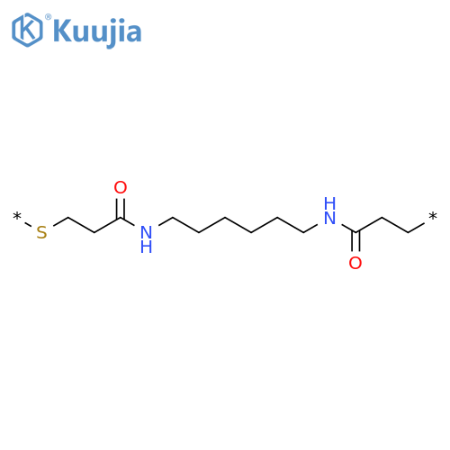 Poly[thio(3-oxo-1,3-propanediyl)imino-1,6-hexanediylimino(1-oxo-1,3-propanediyl)] structure