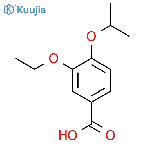 3-Ethoxy-4-isopropoxy-benzoic acid structure
