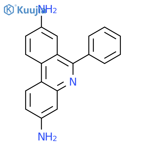 3,8-Diamino-6-phenylphenanthridine structure