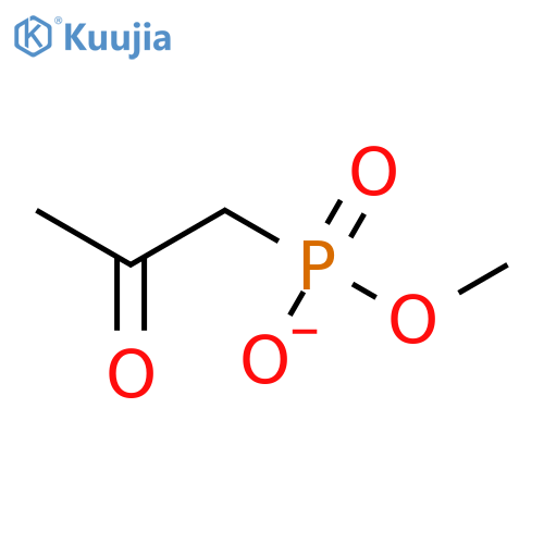 Phosphonic acid, (2-oxopropyl)-, monomethyl ester structure