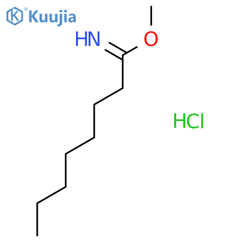 Octanimidic Acid Methyl Ester Hydrochloride structure
