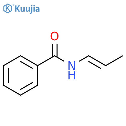 Benzamide, N-1-propenyl-, (E)- structure