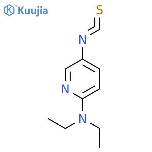 2-PYRIDINAMINE, N,N-DIETHYL-5-ISOTHIOCYANATO- structure