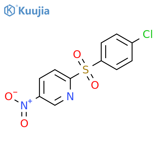 2-(4-Chlorobenzene)sulfonyl-5-nitropyridine structure