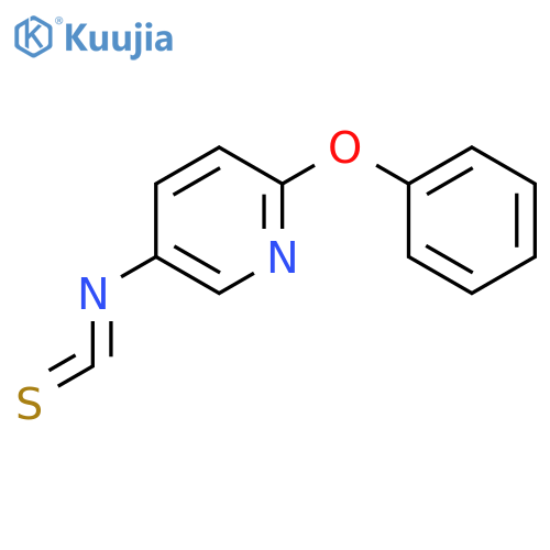Pyridine,5-isothiocyanato-2-phenoxy- structure
