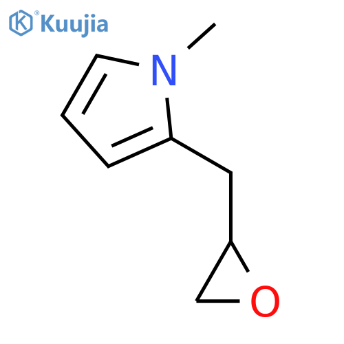 1-methyl-2-(oxiran-2-yl)methyl-1H-pyrrole structure