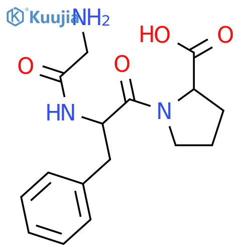 L-Proline, 1-(N-glycyl-L-phenylalanyl)- structure