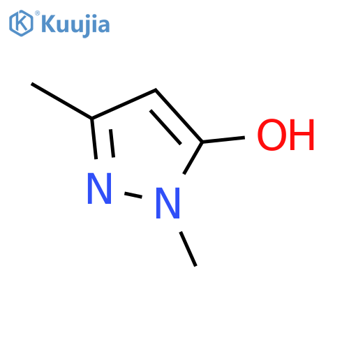 1,3-Dimethyl-1H-pyrazol-5-ol structure