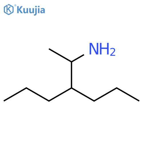 4-(1-aminoethyl)heptane structure
