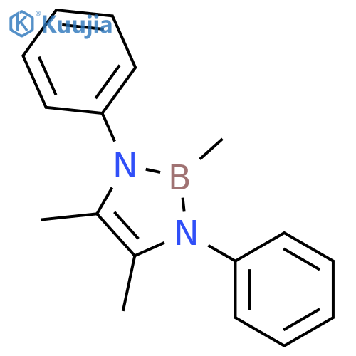 1H-1,3,2-DIAZABOROLE, 2,3-DIHYDRO-2,4,5-TRIMETHYL-1,3-DIPHENYL- structure