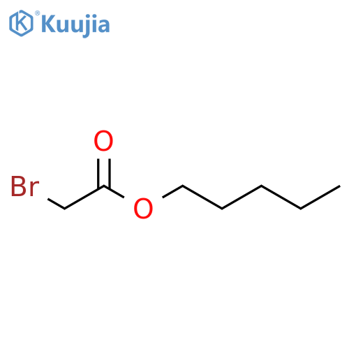 Acetic acid, bromo-, pentyl ester structure