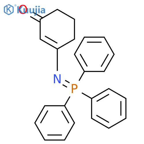 2-Cyclohexen-1-one, 3-[(triphenylphosphoranylidene)amino]- structure