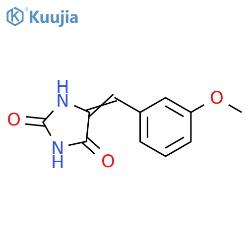 2,4-Imidazolidinedione, 5-[(3-methoxyphenyl)methylene]- structure