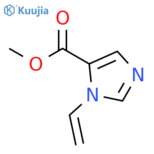 1H-Imidazole-5-carboxylicacid,1-ethenyl-,methylester(9CI) structure